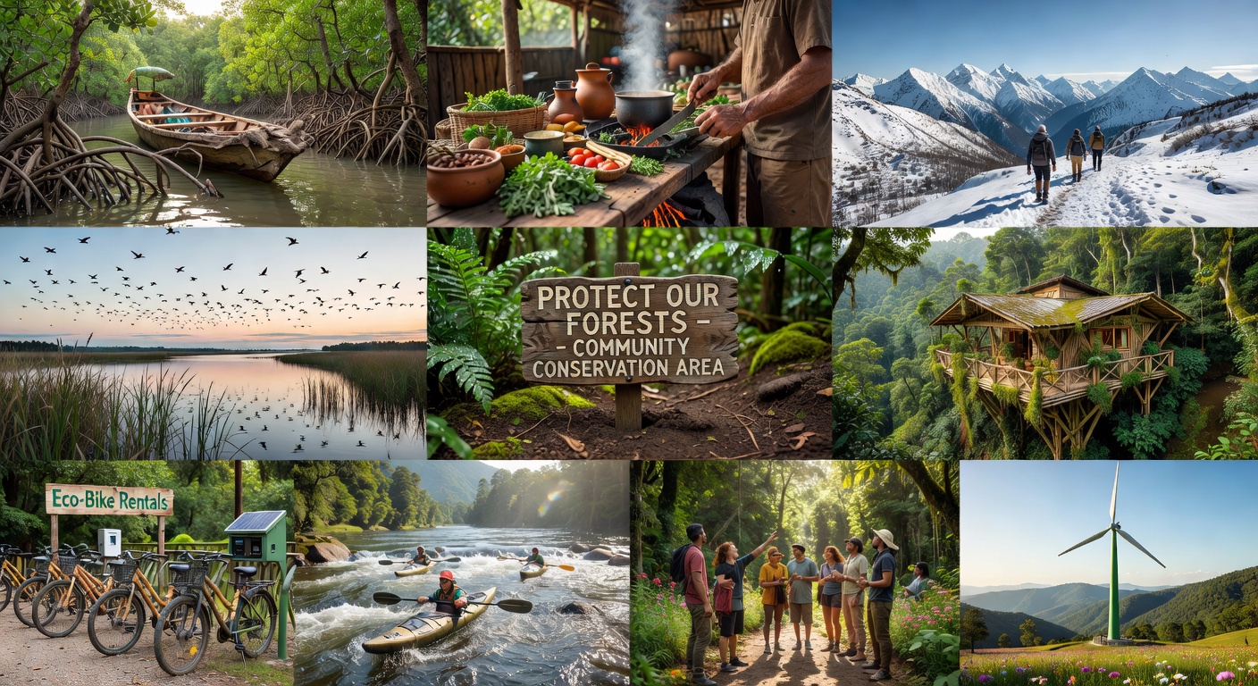 Lush Costa Rican rainforest with vibrant tropical foliage