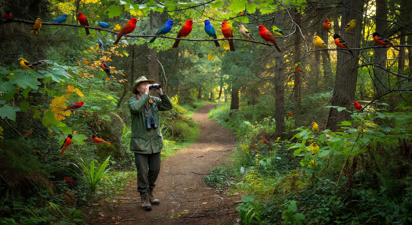 Birdwatching at Sunrise