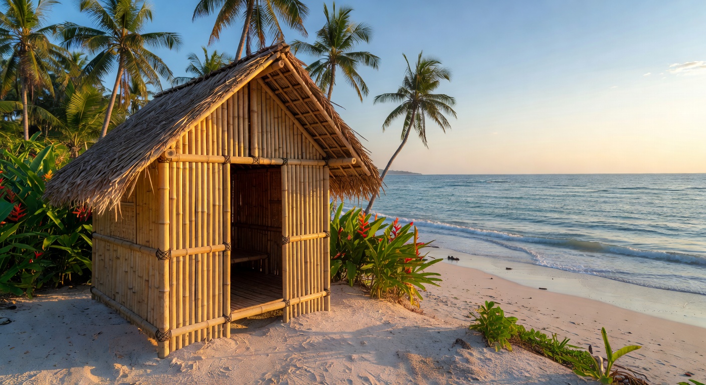 Bamboo eco accommodation — sustainable architecture in the tropics
