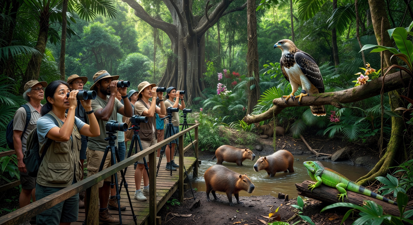 Sustainable wildlife tourism experience